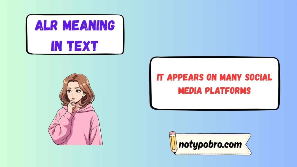 ALR Meaning Already