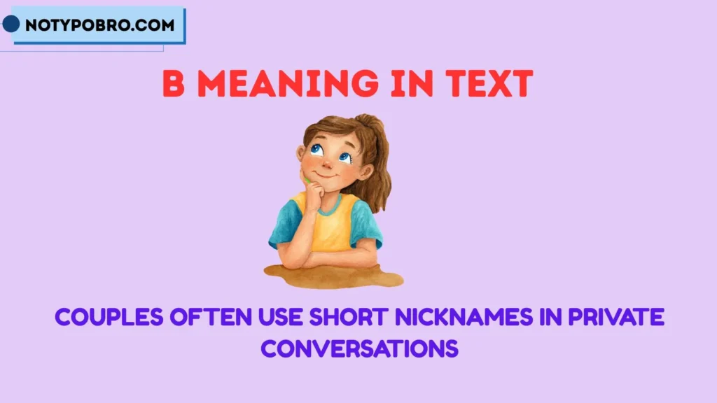 B Meaning in Relationship