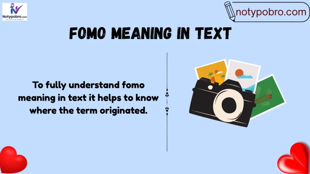 Background of FOMO
