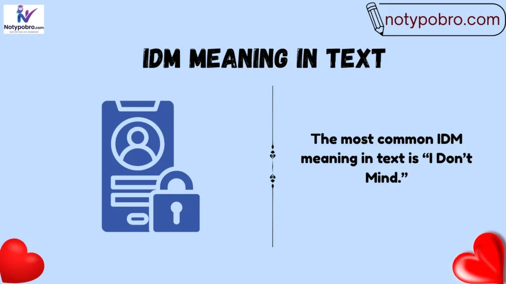 Background of IDM
