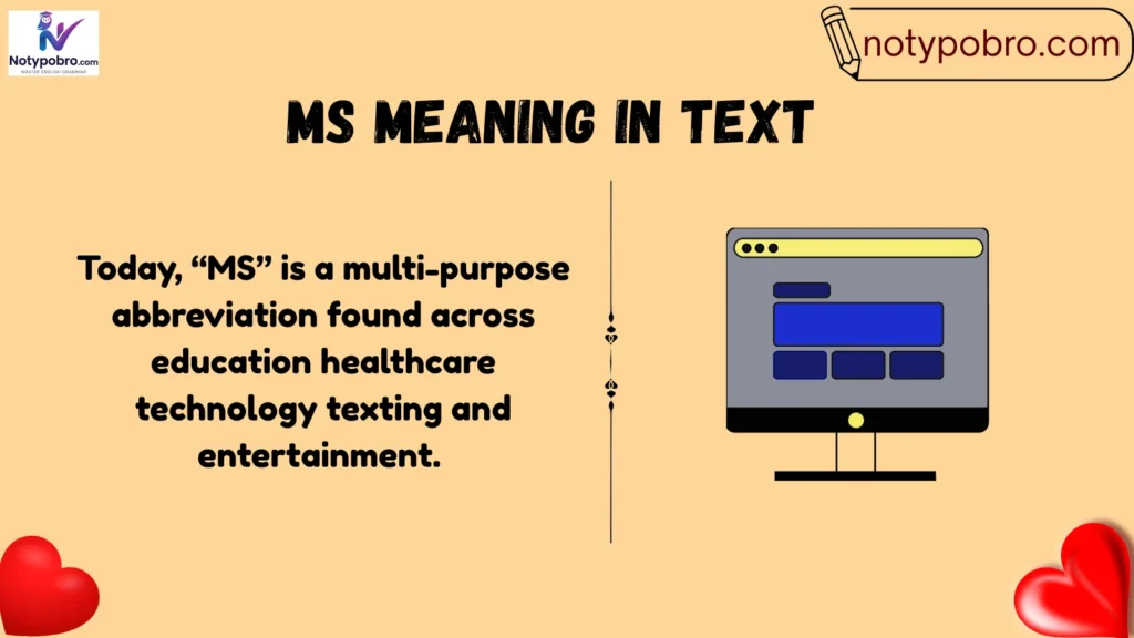 Background of MS as an Abbreviation