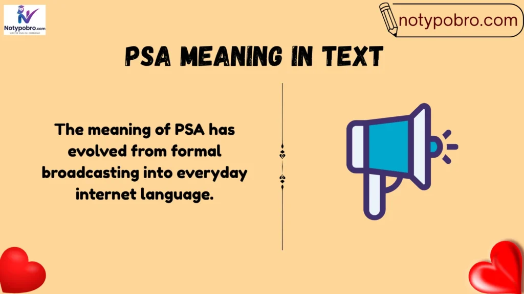 Background of PSA