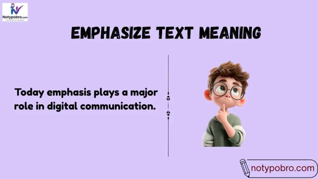 Background of Text Emphasis