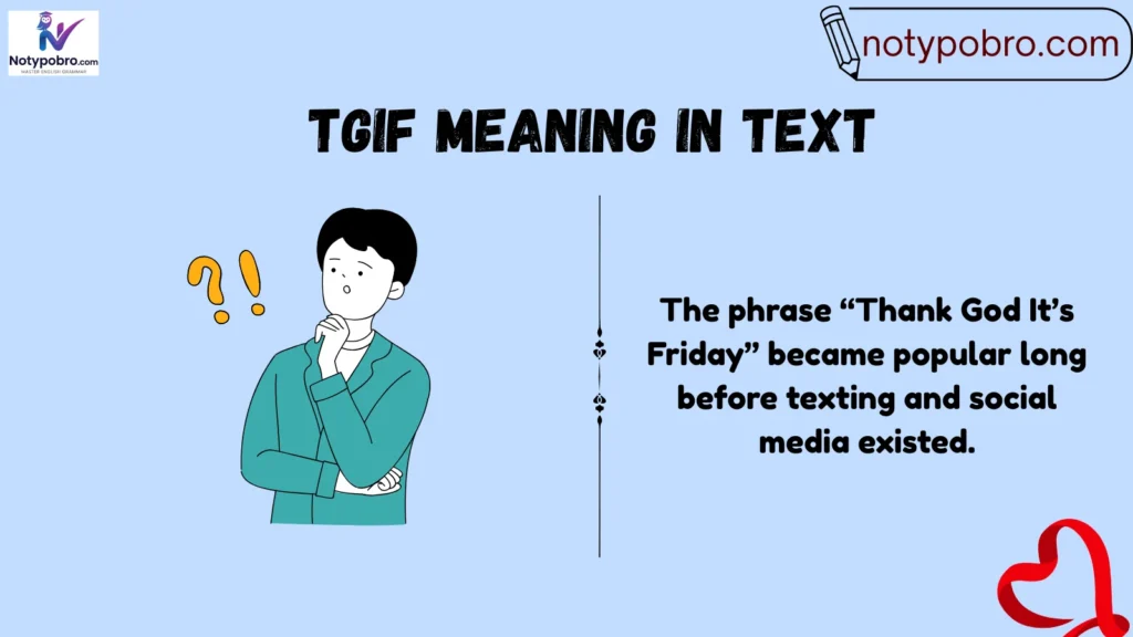 Background of TGIF