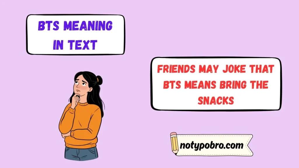 BTS Meaning in Text Funny