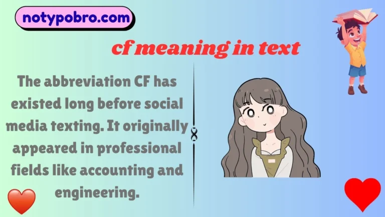 cf meaning in text