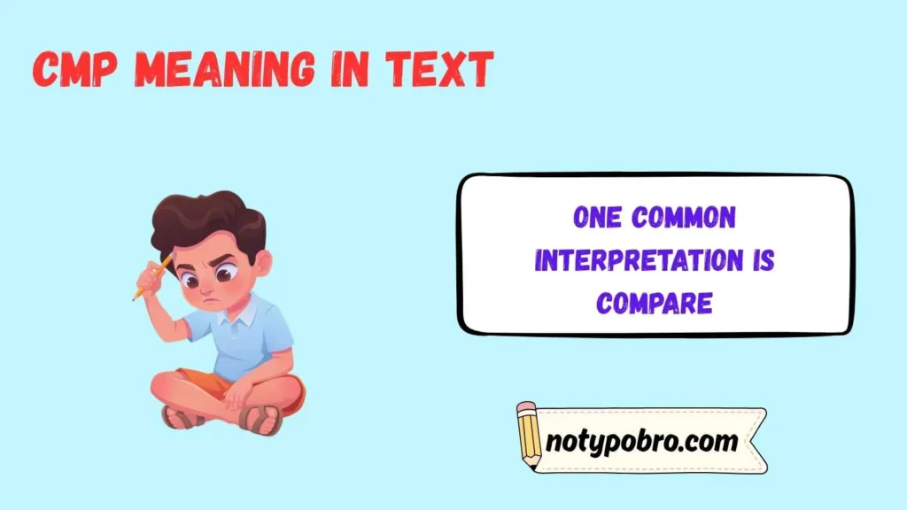 CMP Meaning in Text Instagram