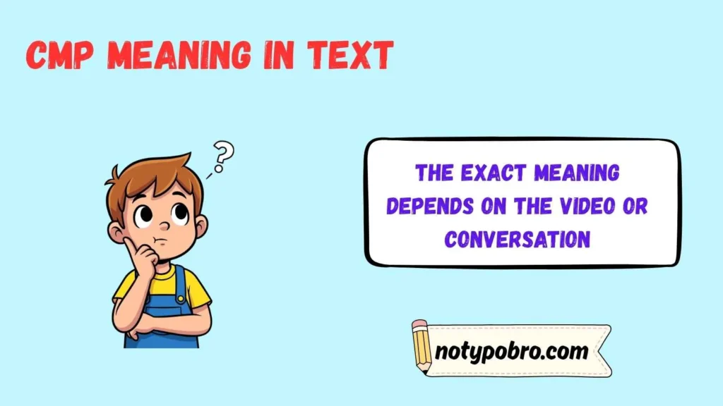 CMP Meaning in Text Slang TikTok