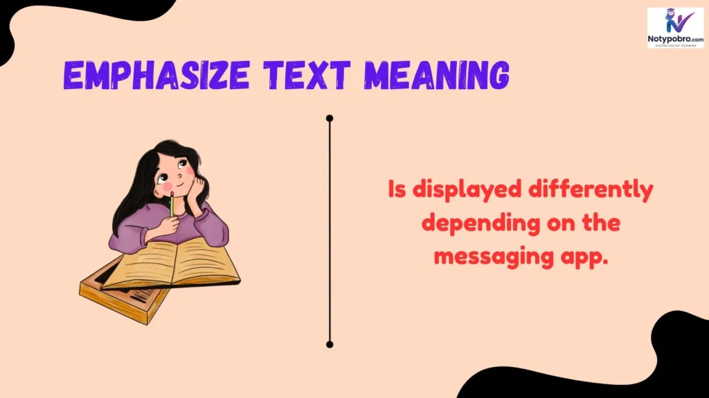Emphasize Text Meaning Android