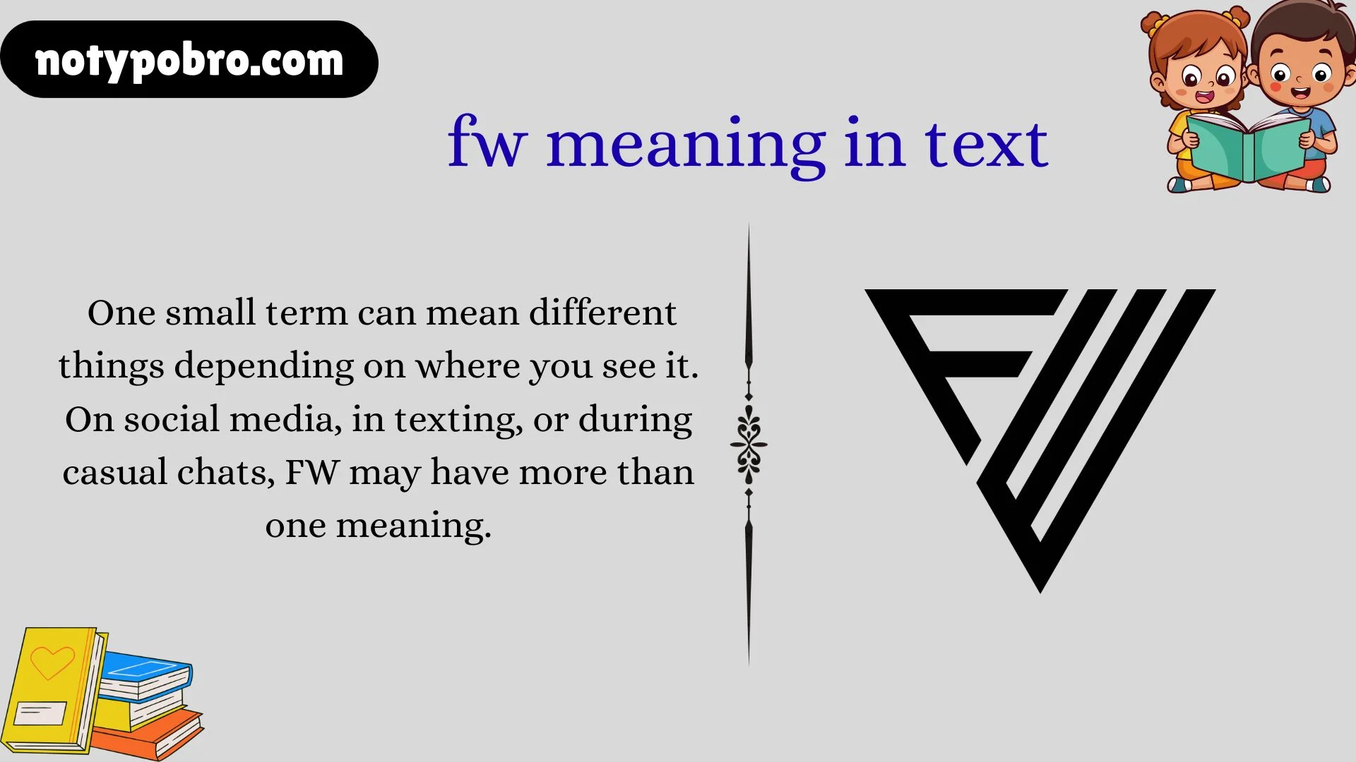 fw meaning in text