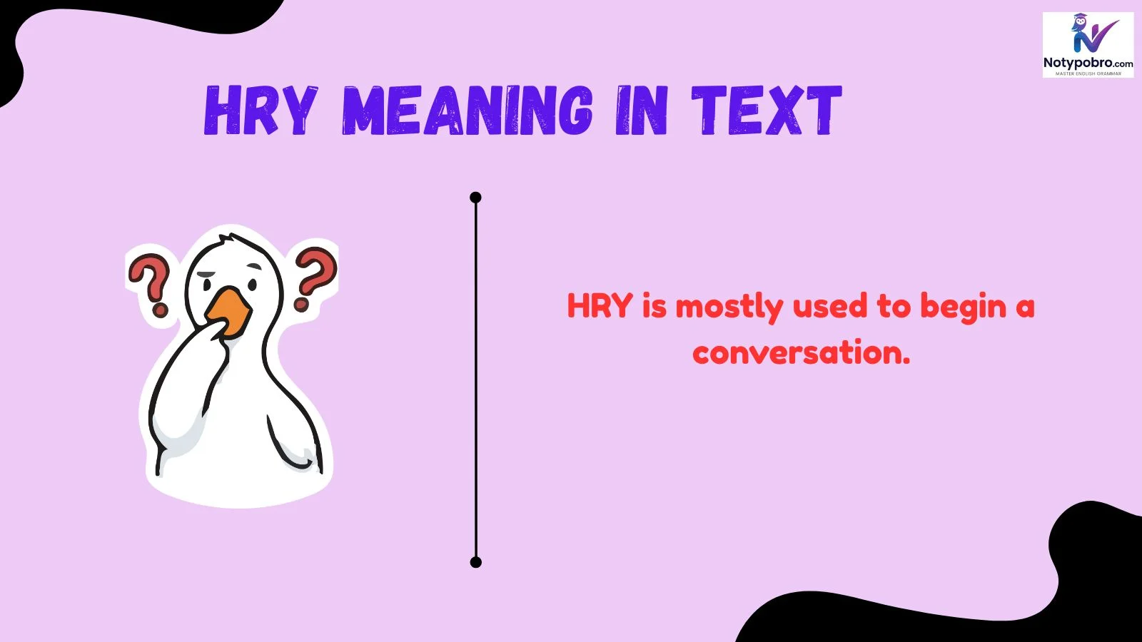 hry meaning in text
