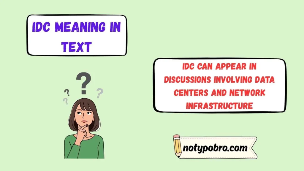 IDC Meaning Networking