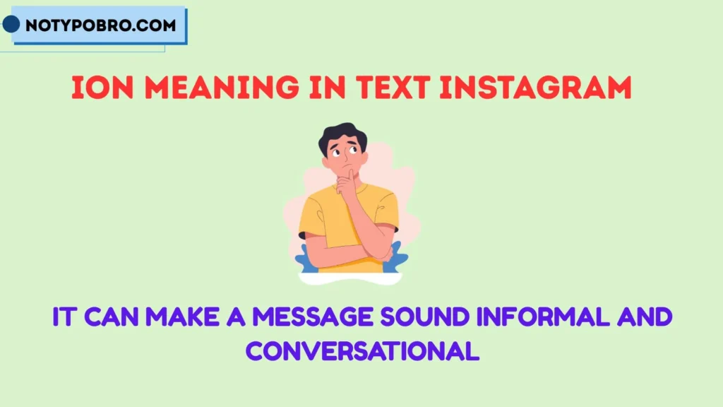 Ion Meaning in WhatsApp
