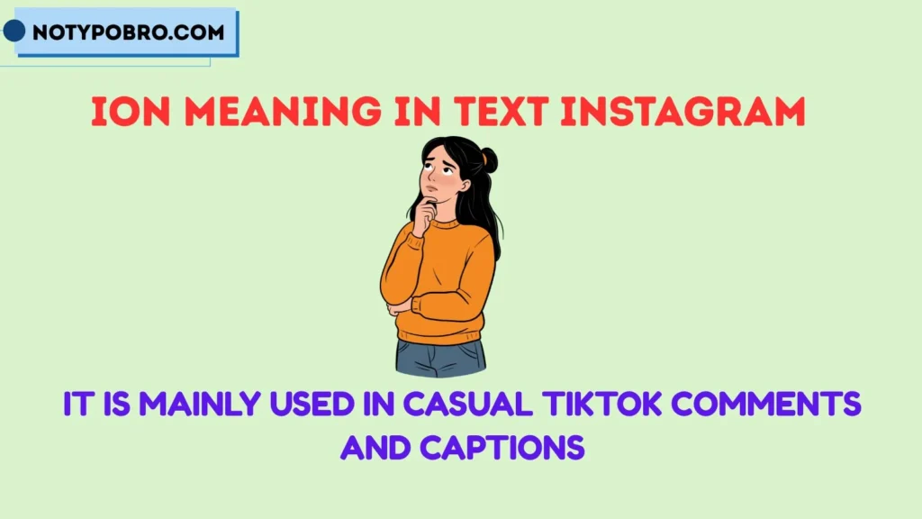 Ion Meaning Slang TikTok
