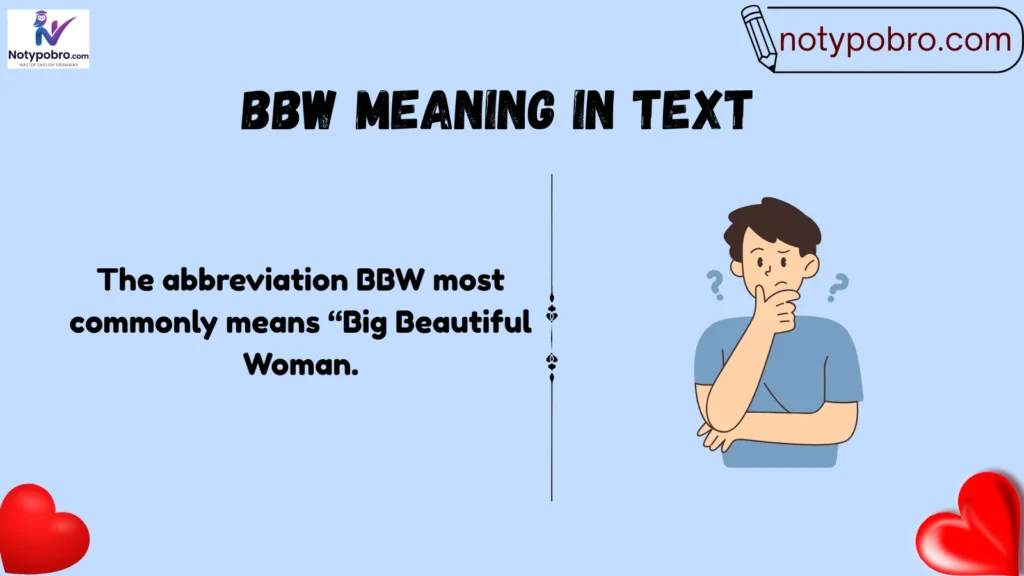 Meaning & Definition of BBW