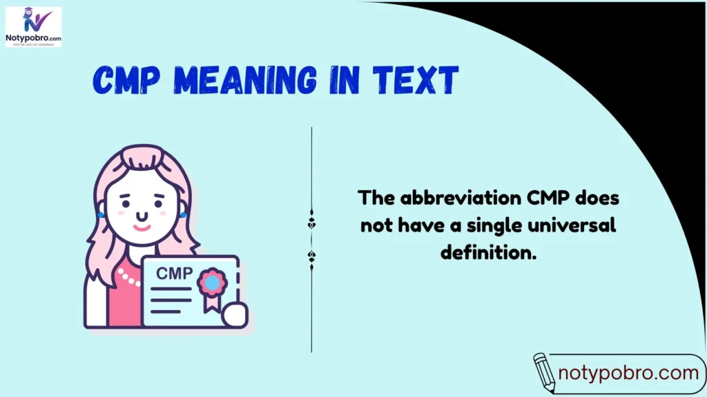 Meaning & Definition of CMP