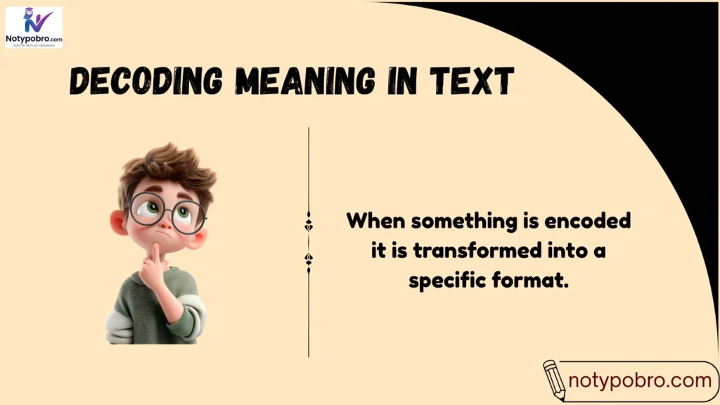 Meaning & Definition of Decoding