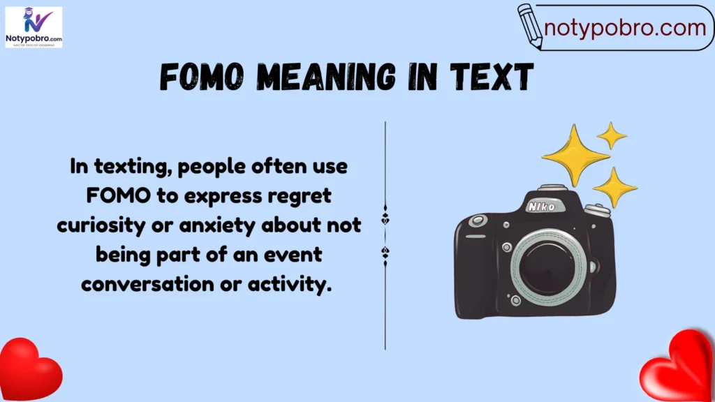 Meaning & Definition of FOMO in Text