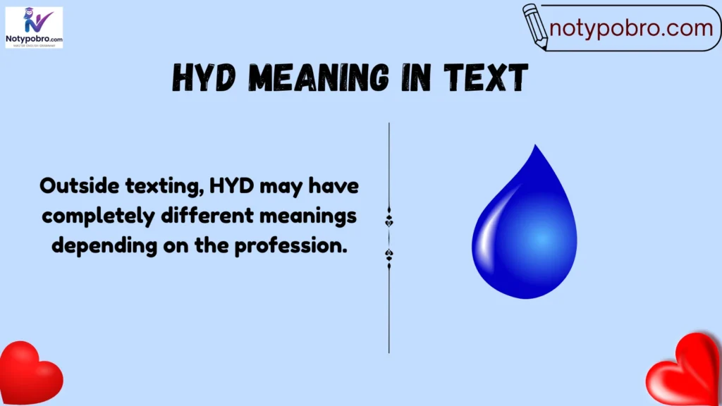 Meaning & Definition of HYD