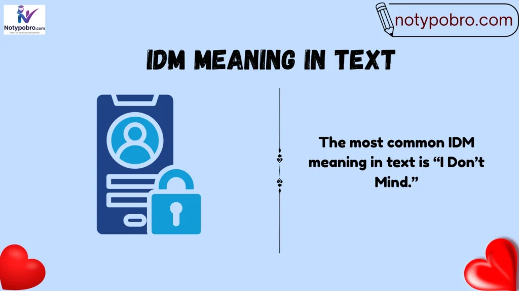 Meaning & Definition of IDM