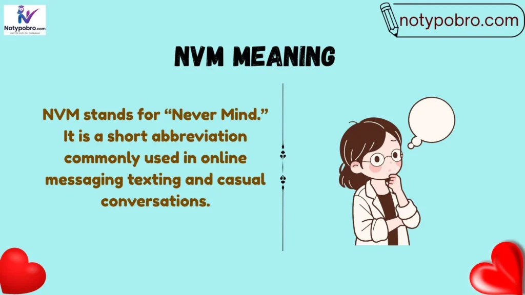Meaning & Definition of NVM