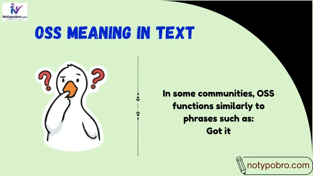 Meaning & Definition of OSS
