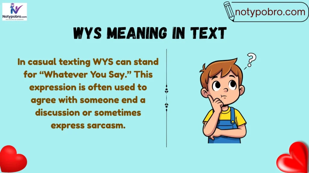 Meaning & Definition of WYS