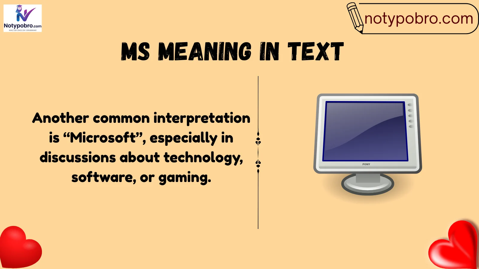 ms meaning in text