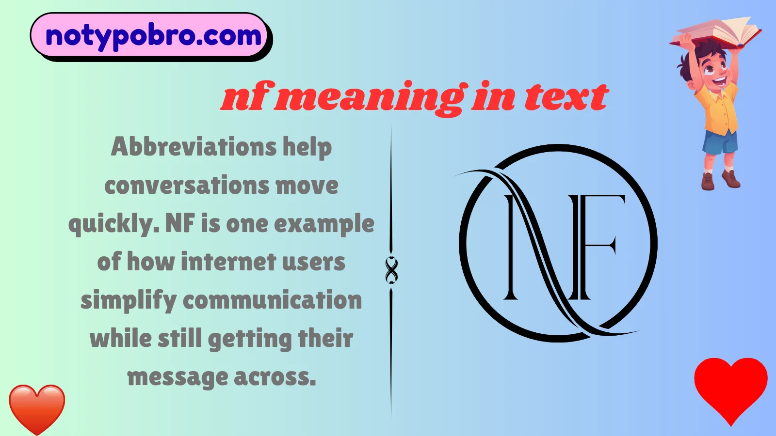 nf meaning in text