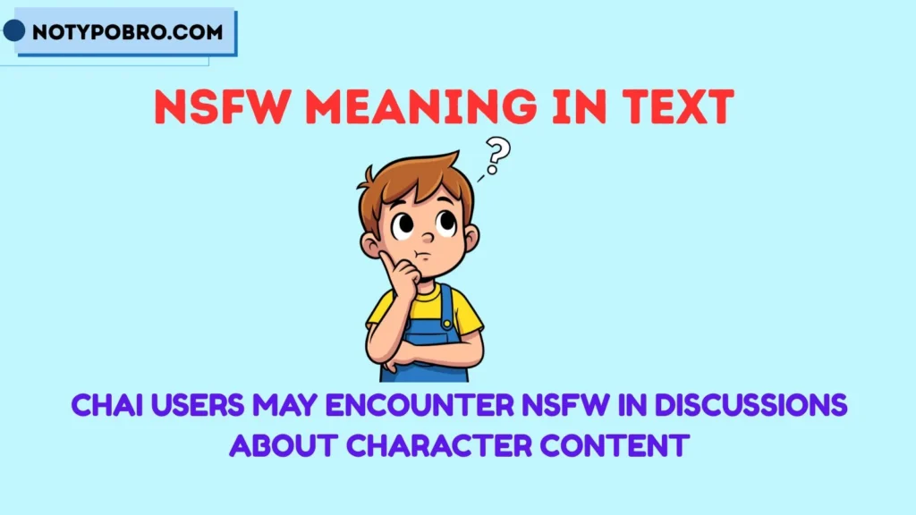 Nsfw Meaning in Chai