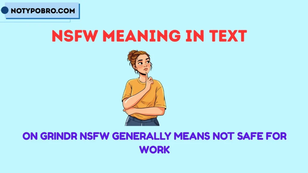 NSFW Meaning in Grindr