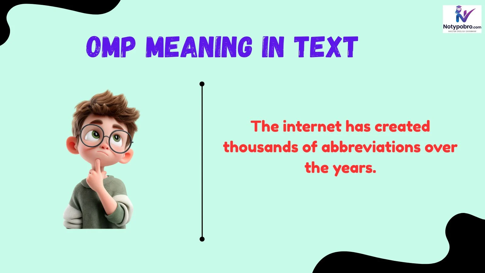 omp meaning in text