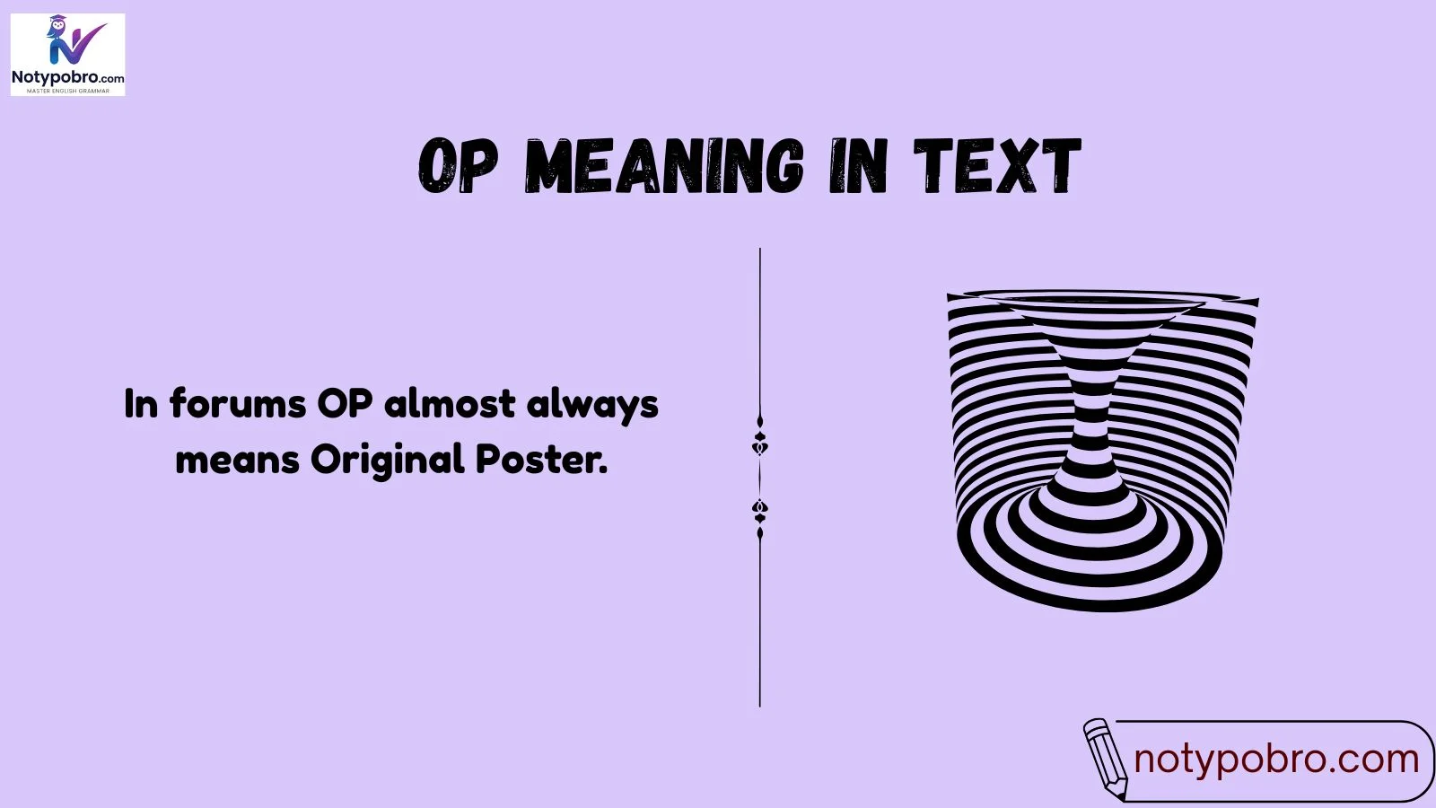 op meaning in text