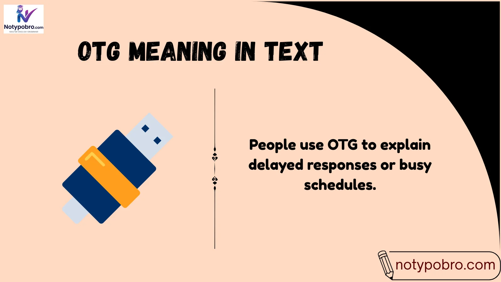 otg meaning in text