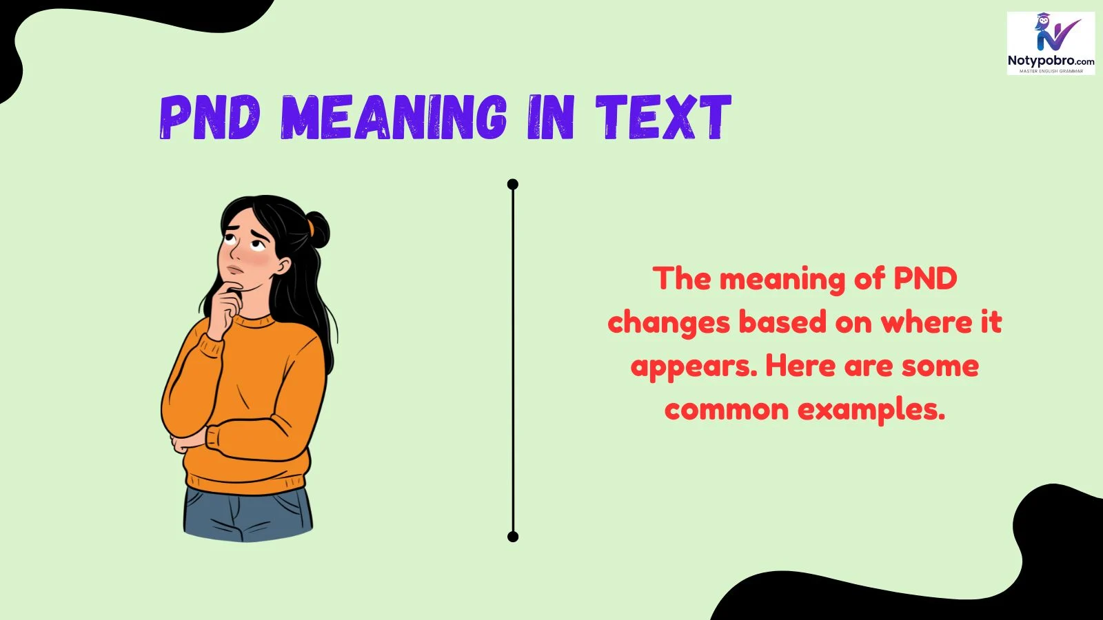 pnd meaning in text