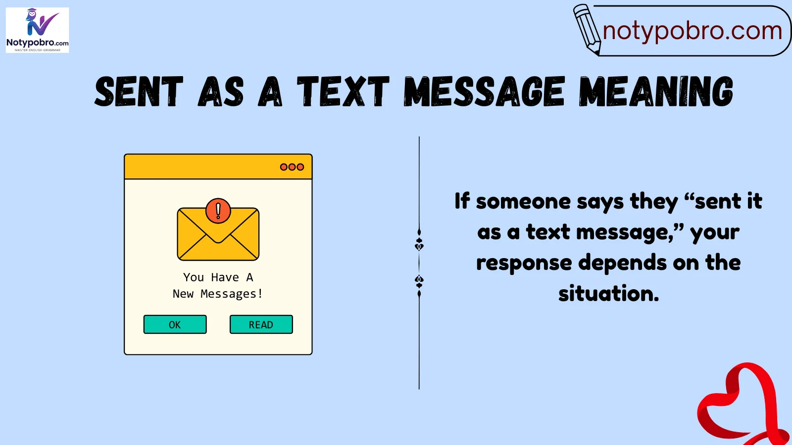 sent as a text message meaning