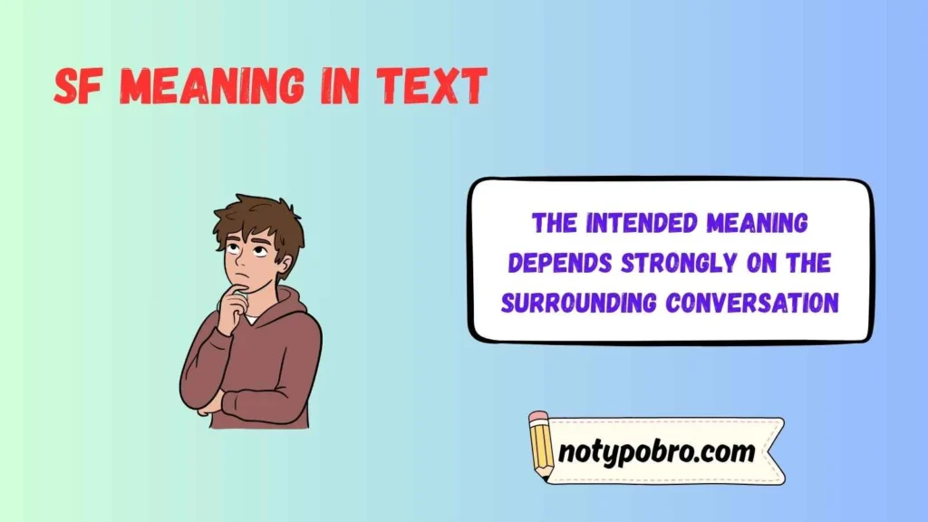 SF Meaning in Relationship