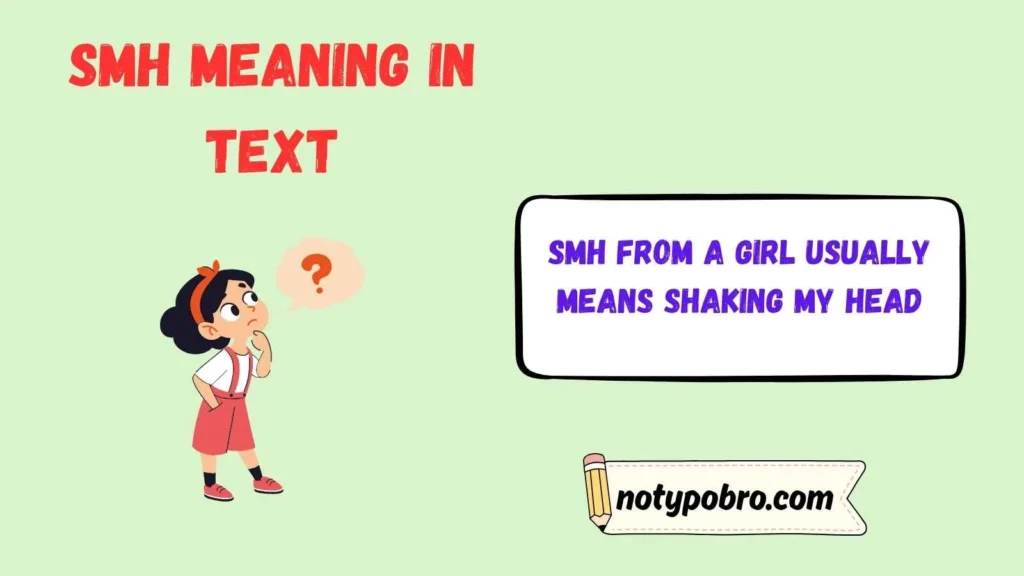 SMH Meaning in Text From Girl