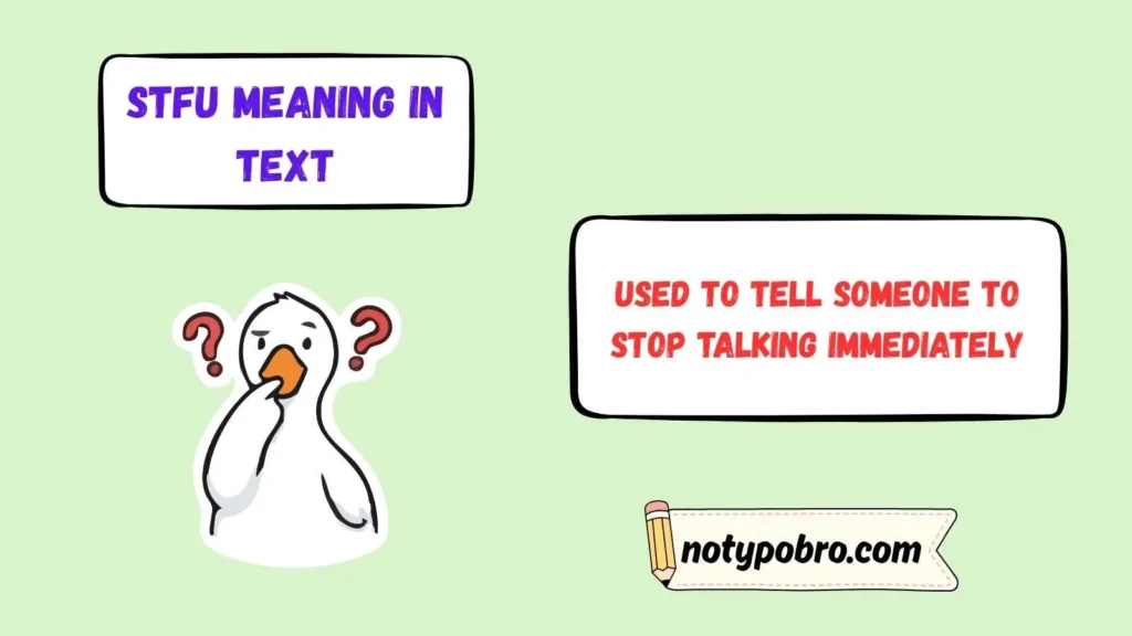 STFM Meaning in Text