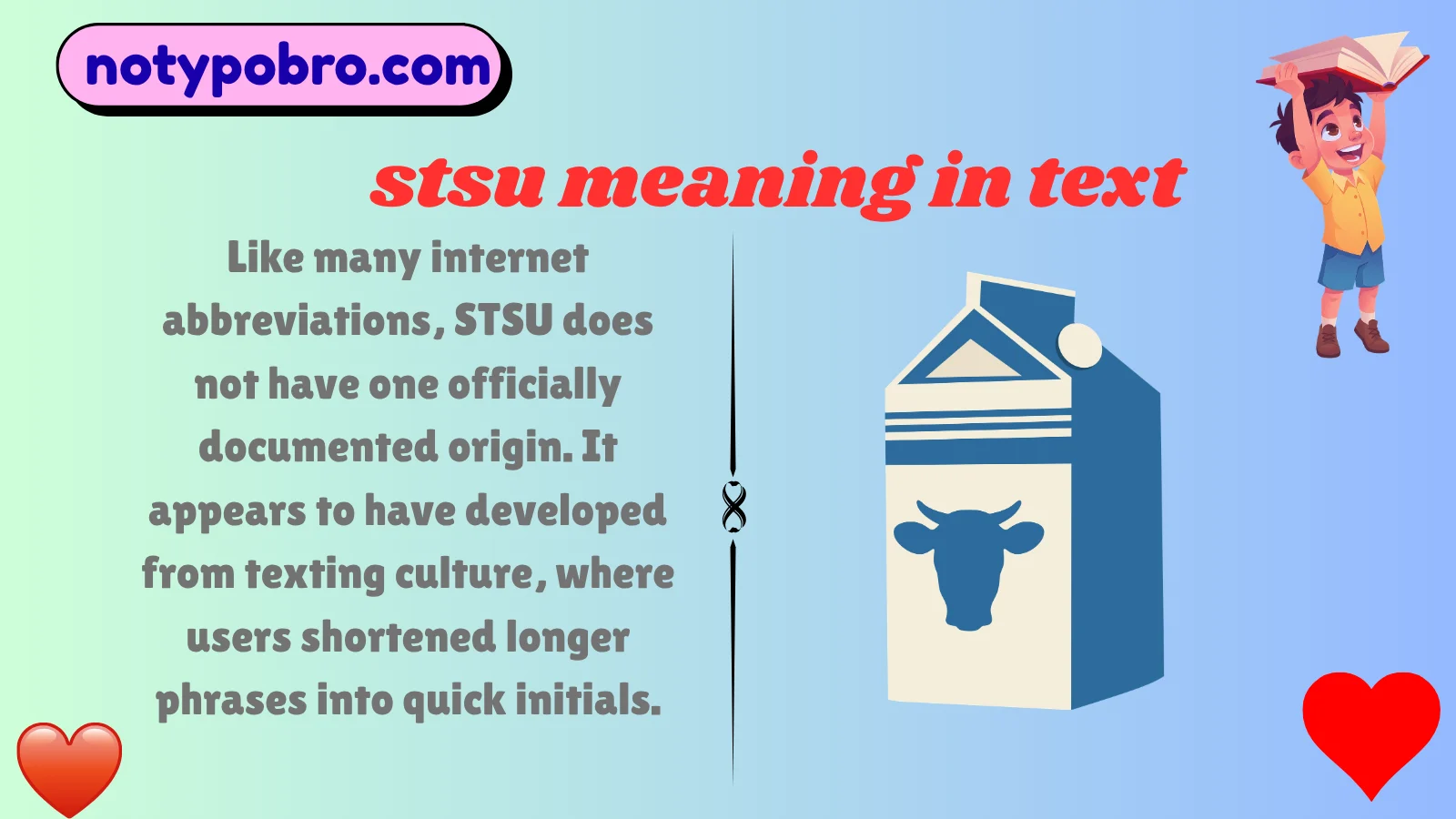 stsu meaning in text