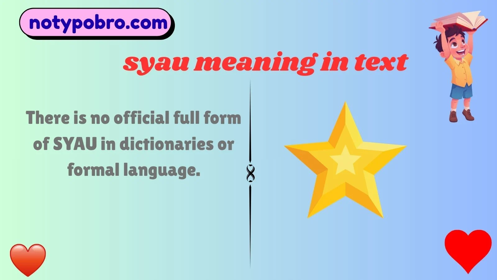 syau meaning in text