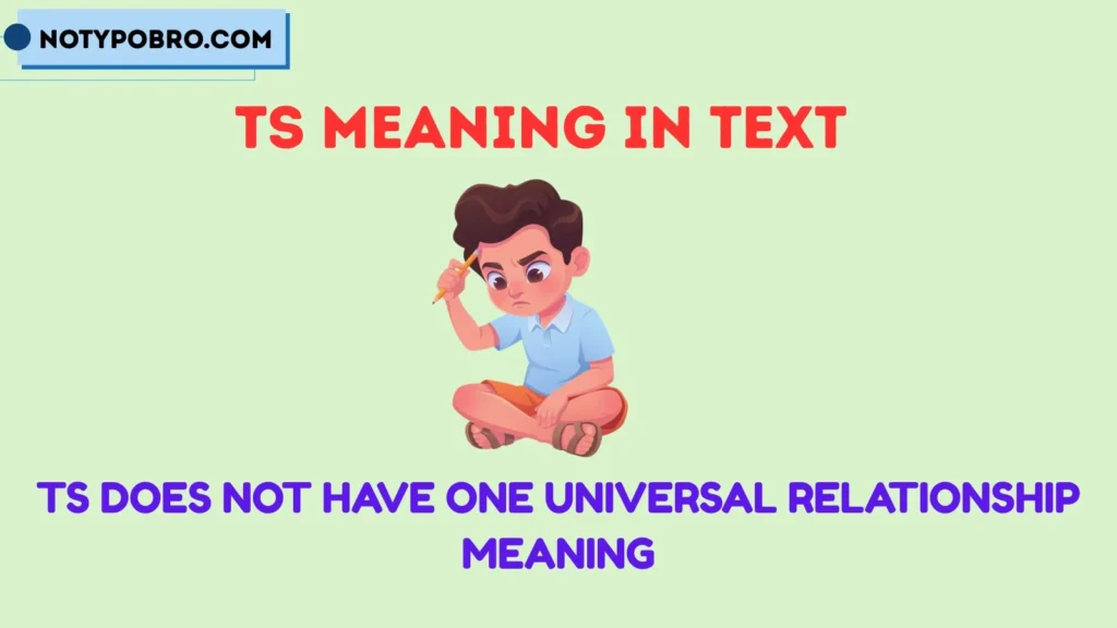 TS Meaning in Relationship