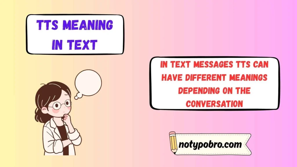 TTS Meaning in Text in Urdu