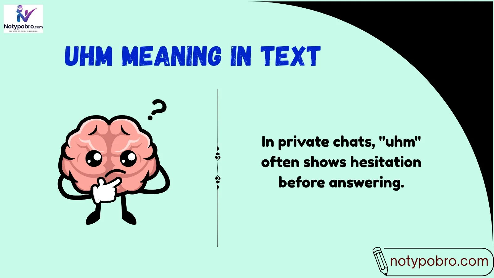 uhm meaning in text