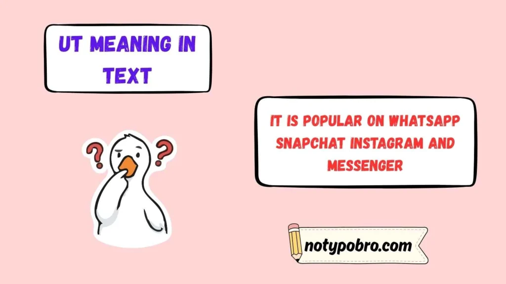 UT Meaning in Text (Pakistan)