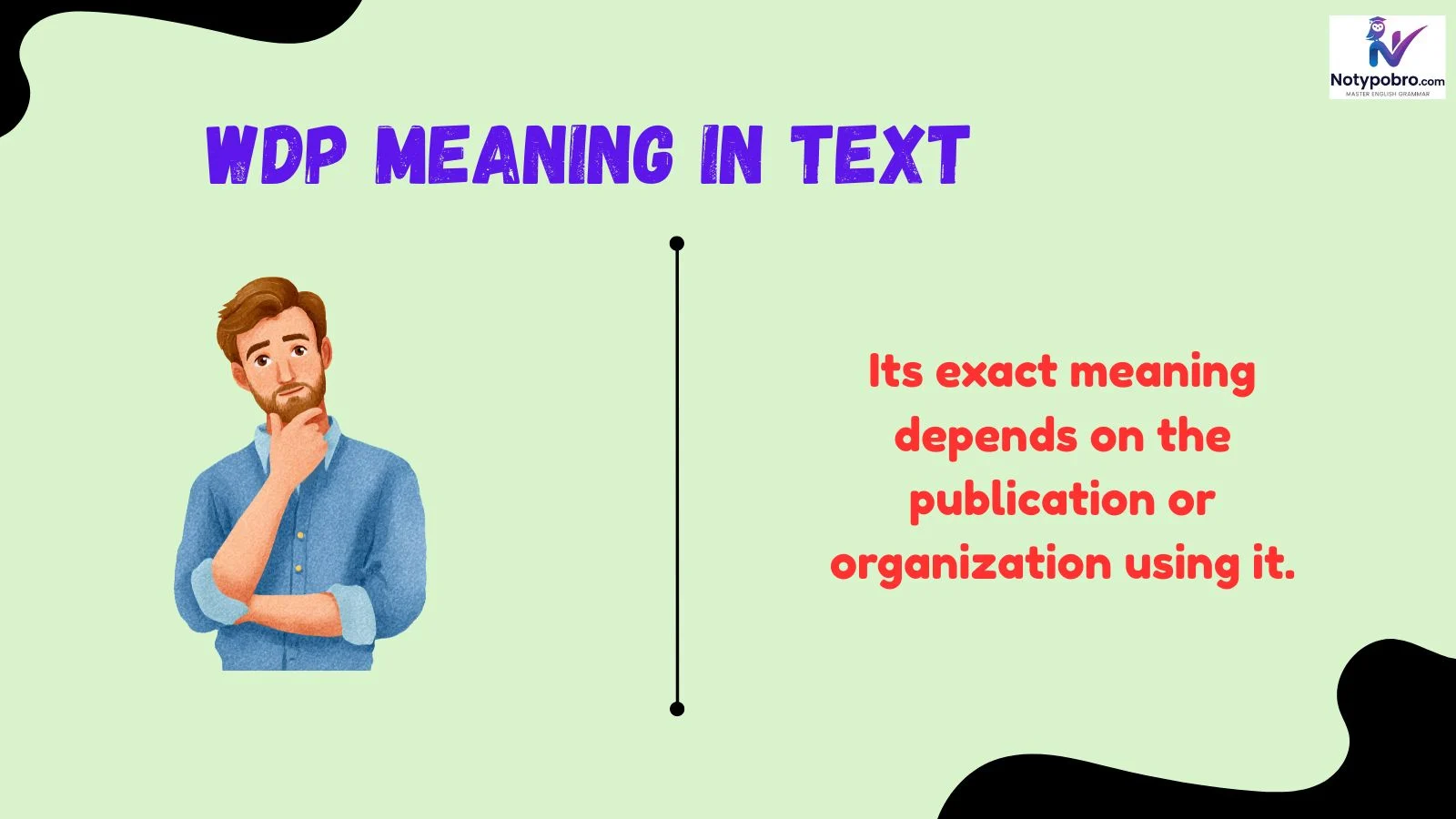wdp meaning in text