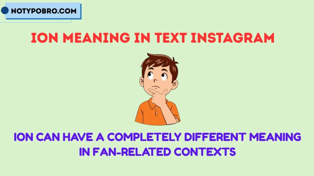 What Does Ion Mean on a Fan