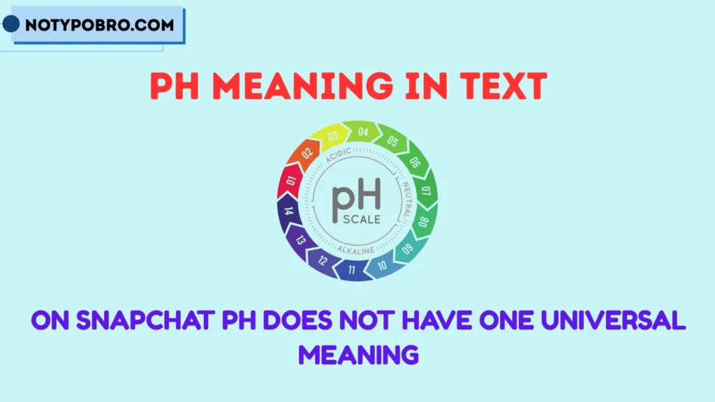 What Does PH Mean Snapchat