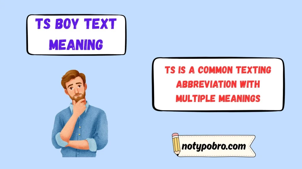 What Does TS Mean Texting