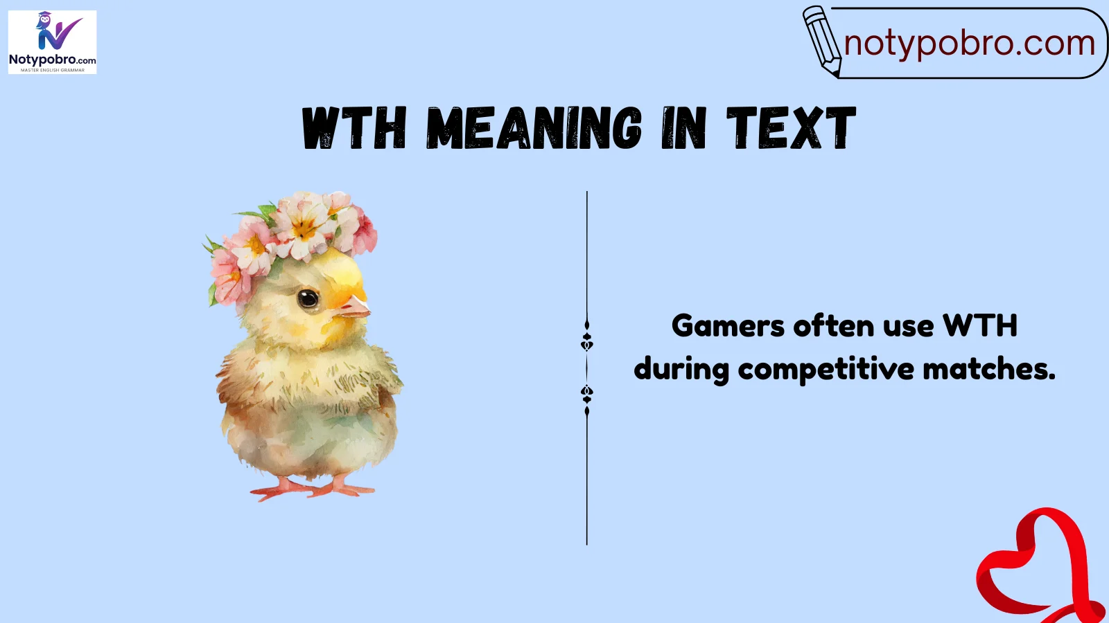 wth meaning in text